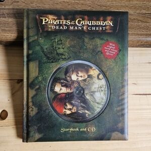 2007 Disney Prod. Pirates of the Caribbean Storybook & CD